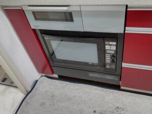 和歌山キッチン取付け隊　電気オーブンの取替